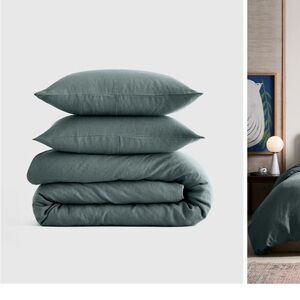 Quince European Linen Duvet Cover Set